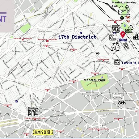 Studio Moderne Au Coeur De Paris Batignolles Exteriér fotografie